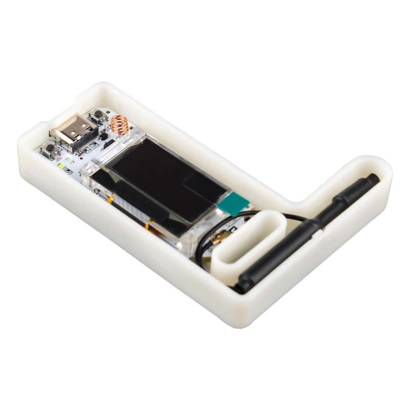 Module LoRa HTIT-WB32LA V3 (863–928 MHz) avec Boîtier et Antenne SMA – Prêt à l'emploi